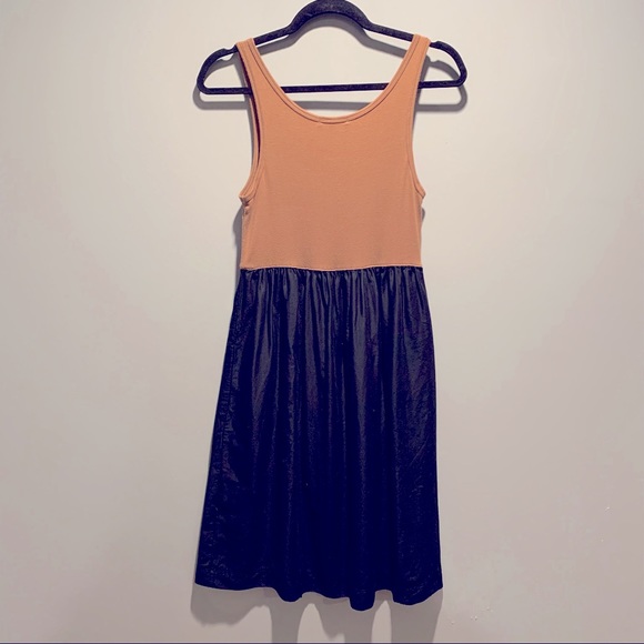 Gap - Brown and black color block dress - Picture 2 of 3